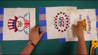 Patriotic Mystery Project   Banner assembly