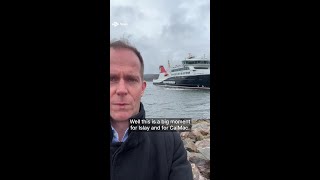 New Islay ferry enters service after ‘technical issues’