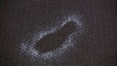 Insta-Snow Footprints - Cool Holiday Experiment