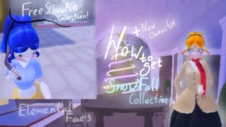How to get SnowFall Collection and new Character || Tutorial/Showcase || Elemental Fae's