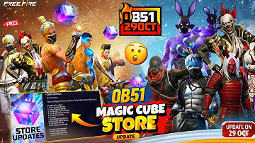 Ob51 Magic Cube Store Update 🔥🥳| 29 Oct Next Magic Cube Bundle | Free Fire New Event | Ff New Event