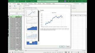 How to make a time series graph in Excel