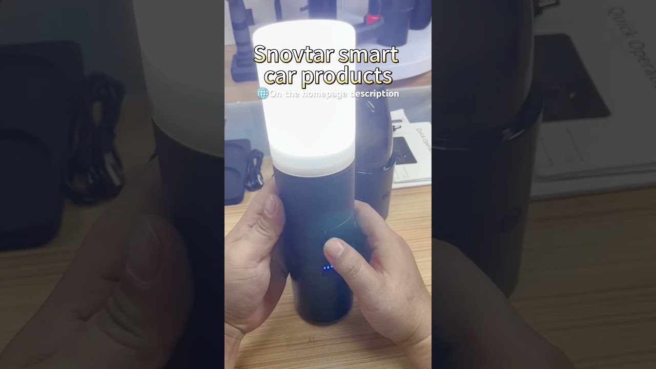 Snovtar smart car products vacuum cleaner and glare flashlight