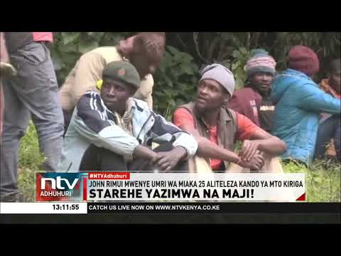 Jamaa Mmoja Ateleza Na Kuzama Majini Akipiga Picha Kiambu