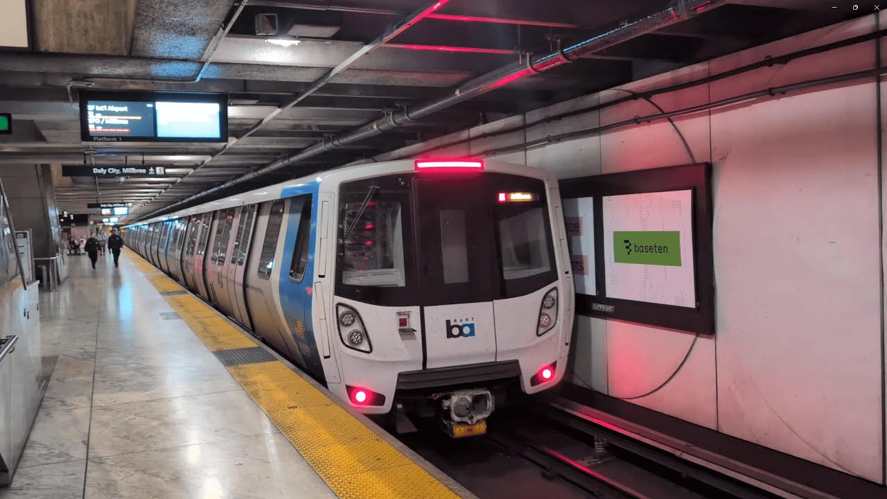 Play: BART at Embarcadero: a lively San Francisco trainspotting watch