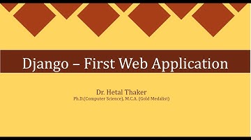 Django   First Web Application