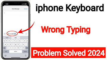 iPhone KEYBOARD Typing Problem Solve || Keyboard typing wrong characters