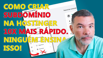 Como criar SUBDOMÍNIO na Hostinger EM MINUTOS! 99% das pessoas fazem errado.