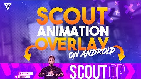 How To Make Animated Overlay Like Scout On Android |   Stream Overlay On Android ||