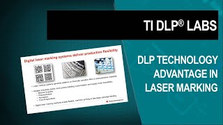 TI DLP® advantage in laser marking