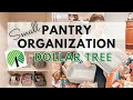 SMALL PANTRY ORGANIZATION | DOLLAR TREE | 2022 | Heather Thomas