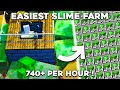 Minecraft 1.19 EASIEST SLIME FARM TUTORIAL +740 PER HOUR !