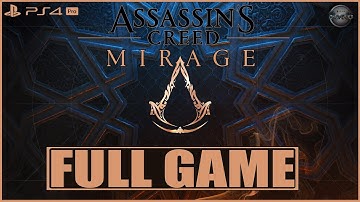 Assassins Creed Mirage FULL GAME Gameplay Walkthrough PS4 Pro (No Commentary)