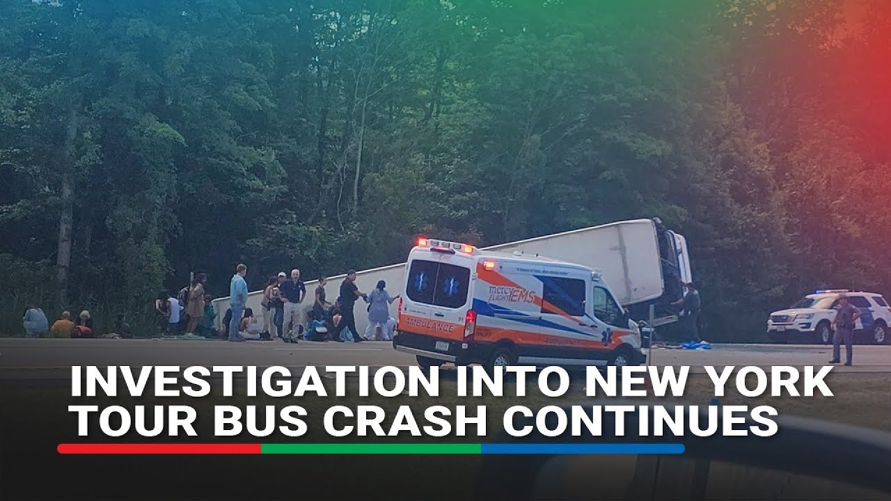 5 dead in New York tour bus crash as NTSB looks at seatbelts, other ...