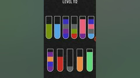 water sort puzzle level 112 | game