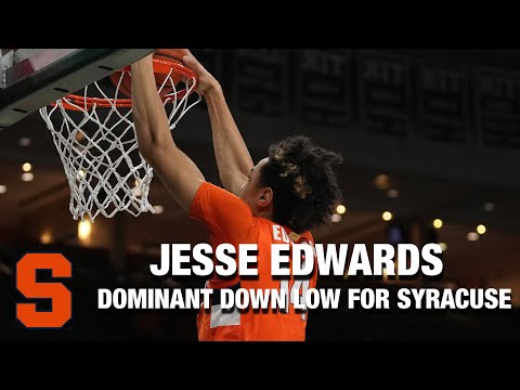 Jesse Edwards Dominant Down Low For Syracuse