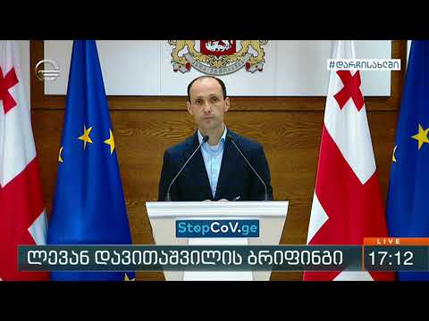 ლევან დავითაშვილის ბრიფინგი