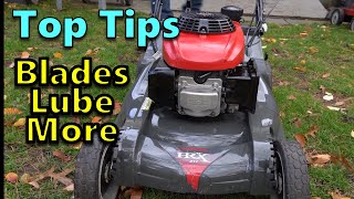 TOP TIPS ~HONDA HR Series / Blade Choices / Lubrication & More