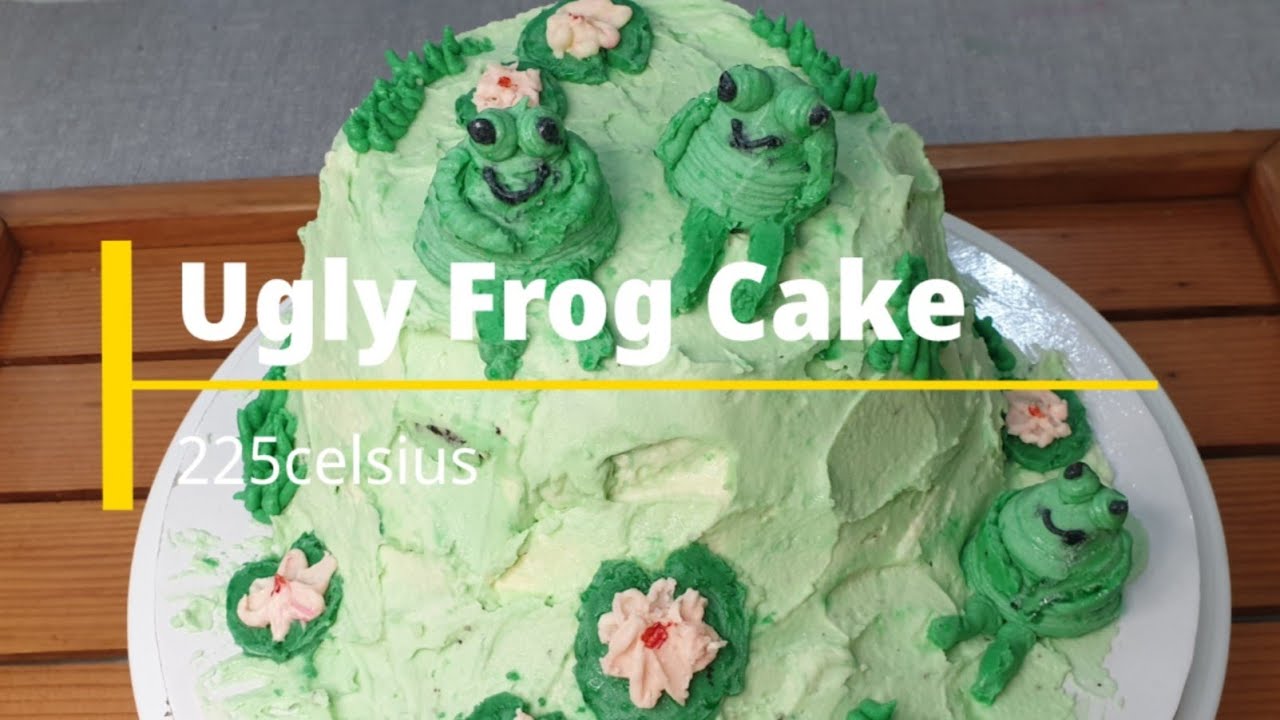 Ugly frog cake