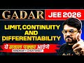 LIMIT, CONTINUITY &amp; DIFFERENTIABILITY - THEORY + PYQs  + MINDMAP | JEE 2026 | Gadar 2026 | Harsh Sir