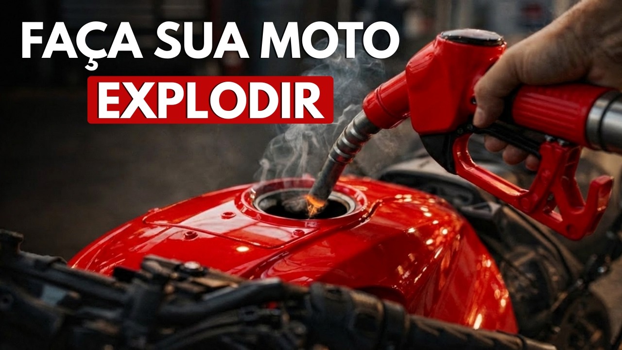 O pior erro que muitos motociclistas cometem antes de abastecer