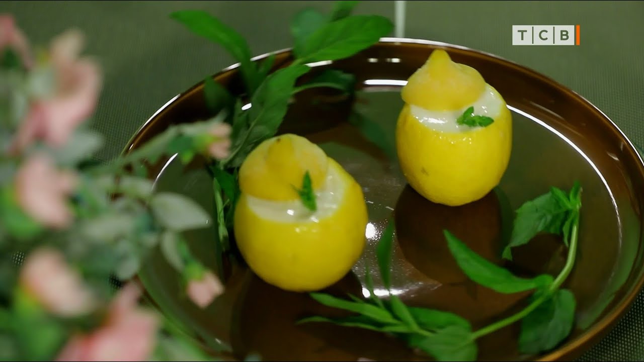 Лимонный сорбет с кокосовым молоком