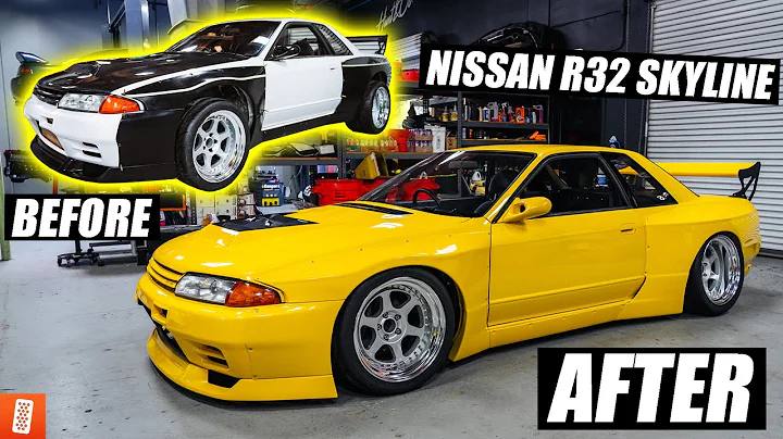 Building and Heavily Modifying a 1989 Nissan Skyline R32 GTS-T - Part 7 - How low can it go?!