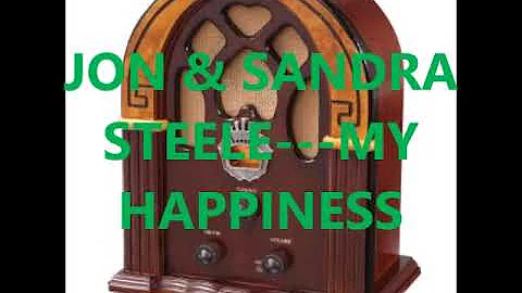 JON & SANDRA STEELE   MY HAPPINESS
