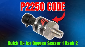 P2250 CODE - Quick Fix for Oxygen Sensor 1, Bank 2 ||
