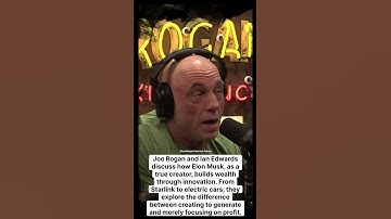 Ian Edwards - Elon Musk: Making Things, Not Just Money - JRE #2383 - Joe Rogan Podcast #shorts