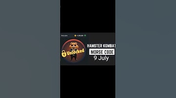hamster Kombat|daily cipher Morse code|9 July 2024