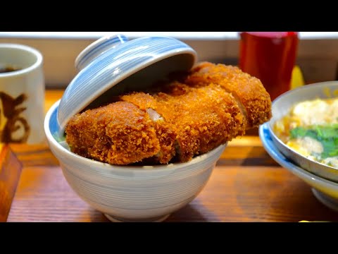 The finest katsu bowl & seafood bowl | Japanese street food | Katsudon | street food