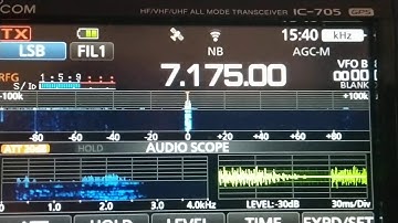 First 40 Meters Contact 7 MHz on IC-705 AB6FD