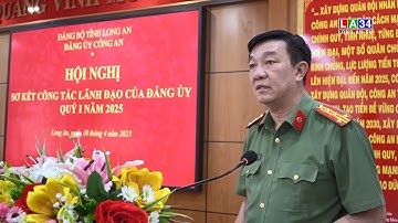 Hội nghị sơ kết công tác lãnh đạo của Đảng ủy Công an tỉnh quý I năm 2025