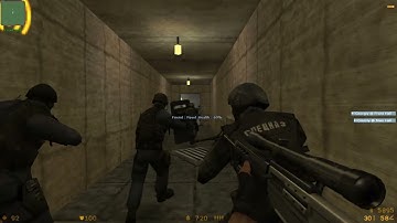 Counter-Strike: Condition Zero Source Multiplayer Gameplay with Bots - Siege (Part 2)