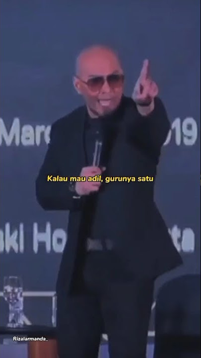 Story Wa' Deddy Corbuzier sekolah itu mengajarkan kita jadi bodoh