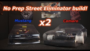 No Prep Street Eliminator RC Drag build - Mustang Vs. Camaro!