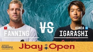 Mick Fanning vs. Kanoa Igarashi  JBay Open 2016