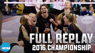 Stanford vs. Texas: 2016 NCAA volleyball championship | FULL REPLAY