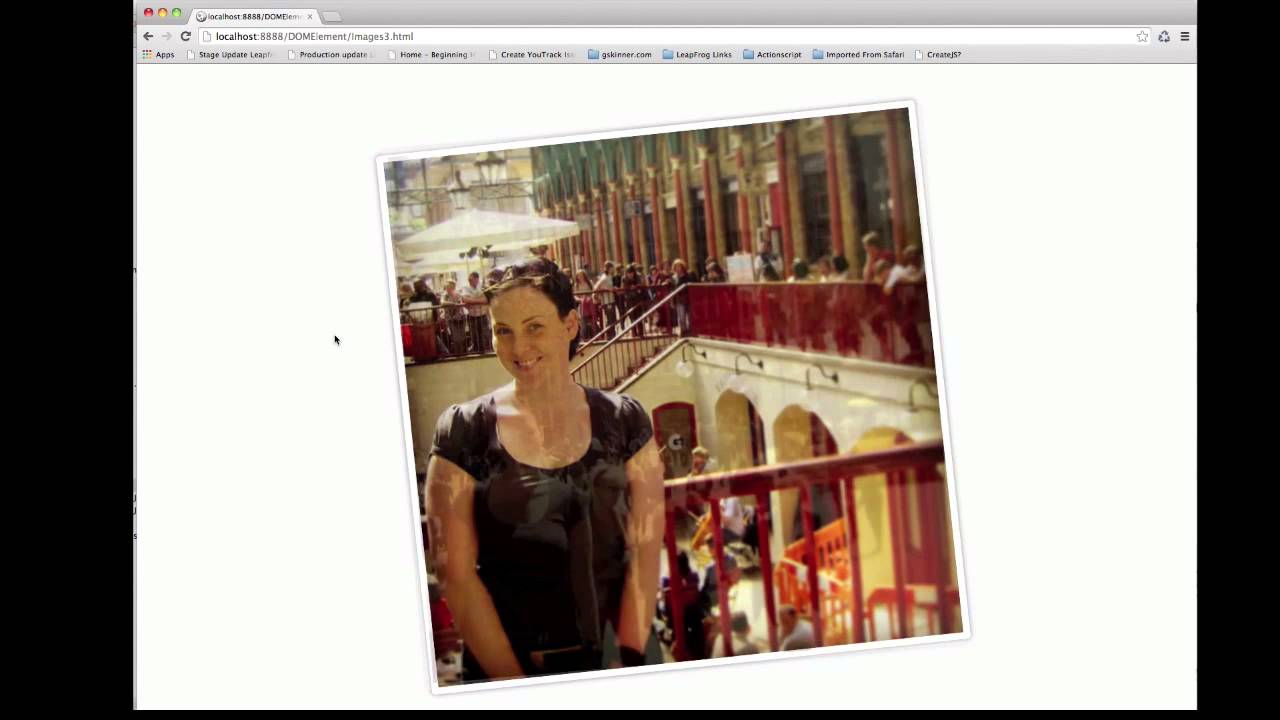 CreateJS: DomElements + TweenJS - YouTube