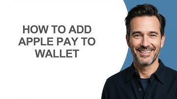 How to Add Apple Pay to Wallet - KevinHowTo