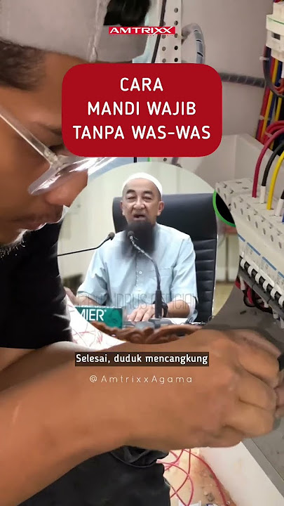 Cara Mandi Wajib Tanpa Was Was - Ustaz Azhar Idrus #shorts