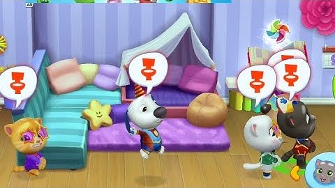 My Talking Tom Friends Gameplay Walkthrough | busy all character | Day 11 (Android/iOS)