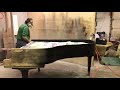 Refinishing  Grand Piano in Grand rapids michigan