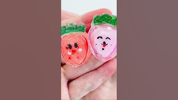 딸기 말랑이 만들기🍓Strawberry Squishy DIY with Nano Tape! #실리콘테이프