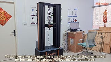 UTM-E100 Computer Controlled Electronic Tensile Testing Machine from China manufacturer - Mikrosize