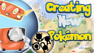 Drawing ORIGINAL Fakemon: Rotom & Unown | GEN 9 | Ep. 46 | Jermanzburg Region