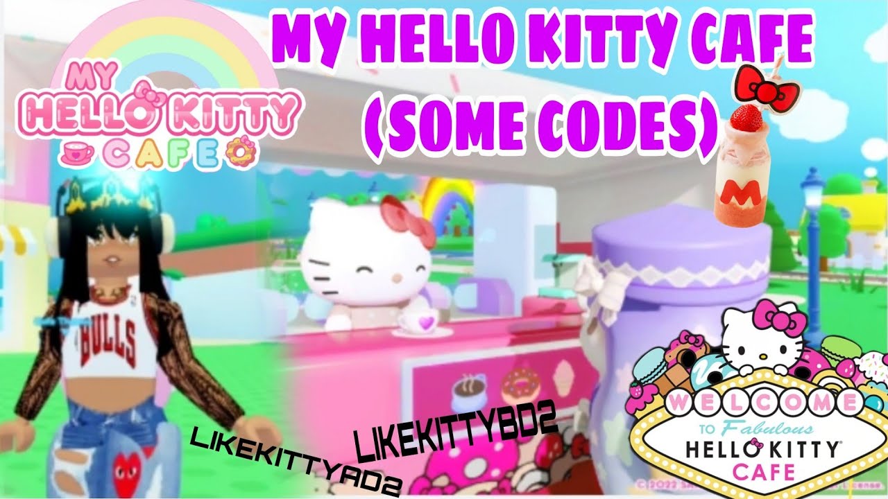 MY HELLO KITTY CAFE ROBLOX (SOME CODES) FREE IN GAME ITEMS YouTube