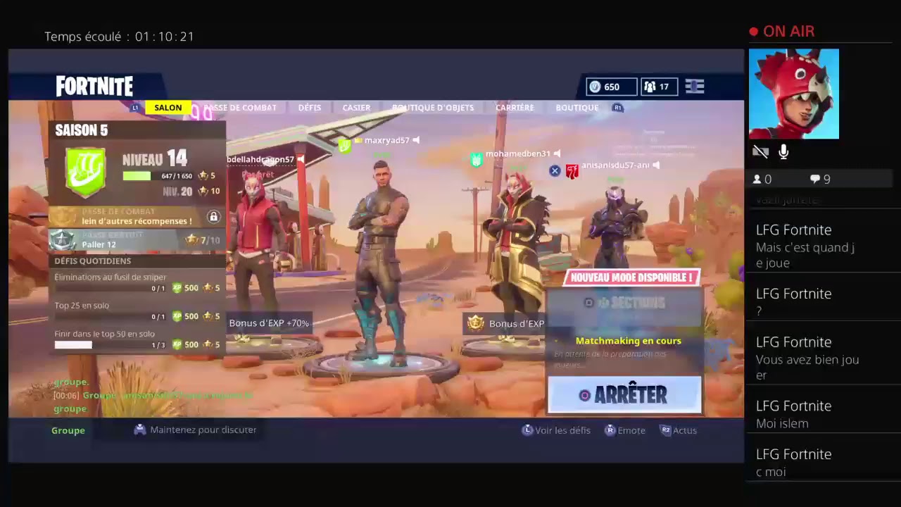 live lfg fortnite - fortnite battle royale lfg