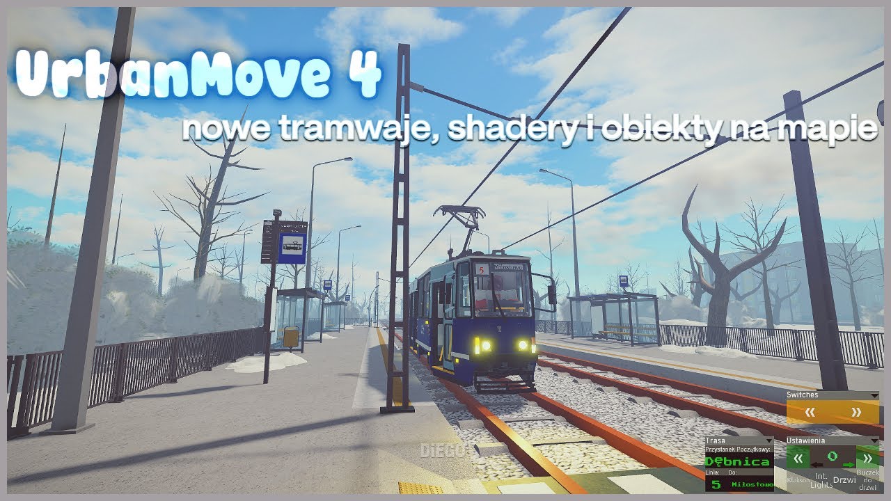 UrbanMove 4 - nowe tramwaje, shadery i obiekty na mapie BEZ KOMENTARZA